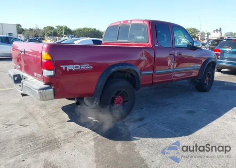 2000 Toyota Tundra Sr5 V8 z USA, uszkodzony, nr VIN 5TBBT4414YS097246